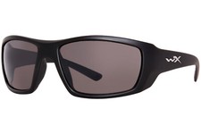 Wiley X Sunglasses Kobe Matte Black Grey Silver Flash ACKOB02