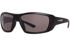 Wiley X Sunglasses Kobe Matte Black Grey Silver Flash ACKOB02