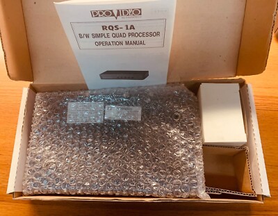 Pro Video RQS-1A CCTV Quad Splitter High Resolution Black White Processor (NOS)