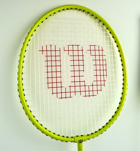 Wilson Badminton Racquet x 1 Fluorescent Green 3 3/8 SL3 Yellow Carbon ...