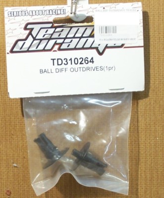 TEAM DURANGO BALL DIFF OUTDRIVES (LIGHTWEIGHT - SHORT) (1PR) TD310264