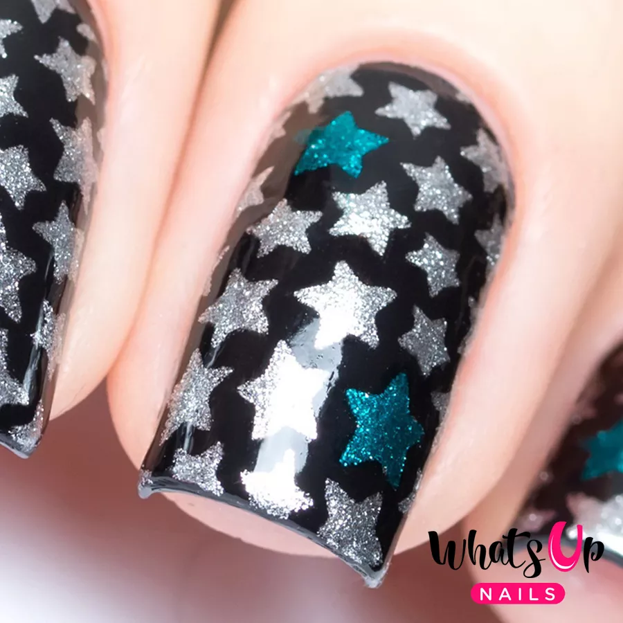 Stars Stencils for Nails Galaxy Nail Stickers Nail Art Nail Vinyls