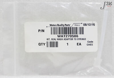 36286 WATERS KIT, SEAL WASH ADAPTOR TO SYRINGE (NEW) WAT270586 | eBay