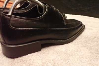 Alfani Freeway Bike Toe Comfort Shoes Black Leather Casual  display picture 3