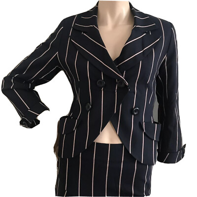 cropped navy jacket uk