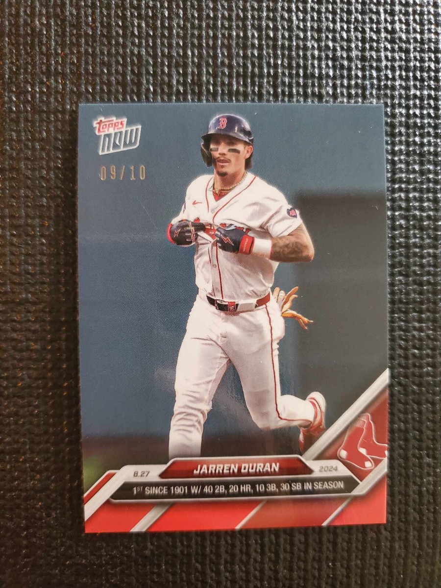 Jarren Duran 40 2B 20 HR 10 3B 30 SB 2024 TOPPS NOW Card 602