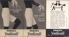 Pantex Youthcraft Girdle 1961 Vari-Vue Motion Lenticular Advertisement 2 x 3 1/2