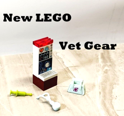 New LEGO Veterinarian Station Kitty Care Vet Hospital XRay