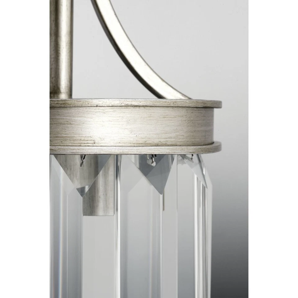 Glimmer 1-Light Antique Bronze Mini Pendant with Clear Glass by Progress Light - Image 2 of 4