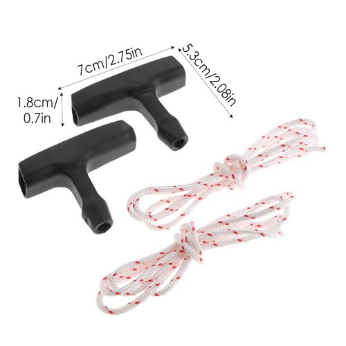 Recoil Pull Start Handle with Rope Cord Kit For Lawn Mower Chainsaw Trimmer - Picture 2 of 6