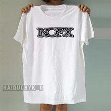 NOFX Punk Rock Band Tee Heavy Cotton Unisex White T-shirt Size S-5XL