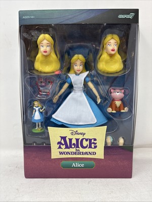 Super7 Disney Ultimates Alice in Wonderland - Alice Figure In Stock Brand New