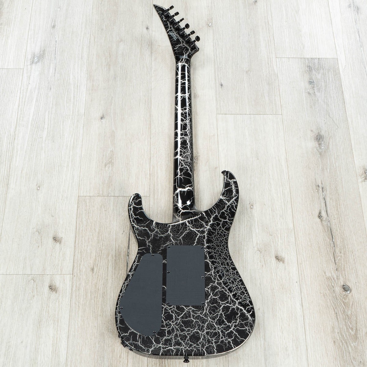 Mint Jackson X Series Soloist SLX DX Crackle Guitar, Silver