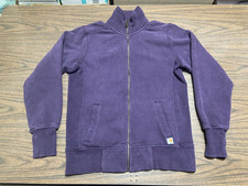 Carhartt Women's Sz S 4-6 Purple Full Zip Sweatshirt w/Reinforced Pockets EUC