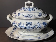 Blue Danube Covered Tureen and Underplate