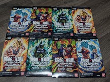 Dragon Ball Super Fusion World Cross Force FB10 Paquete de refuerzo con mangas - LOTE de 8