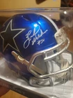 HERSCHEL WALKER SIGNED DALLAS COWBOYS FLASH MINI HELMET AUTOGRAPHED Beckett COA