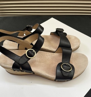 Dansko Women s Mabel Sandal Size 42 Black Wedge US Size 11.5-12 Slingback