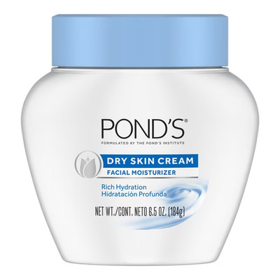 Pond's Caring Classic Face Moisturizer Cream for Dry Skin, 6.5 oz