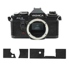 Premium Textured Leather Cover Kit --- Yashica FX-D SE --- Black