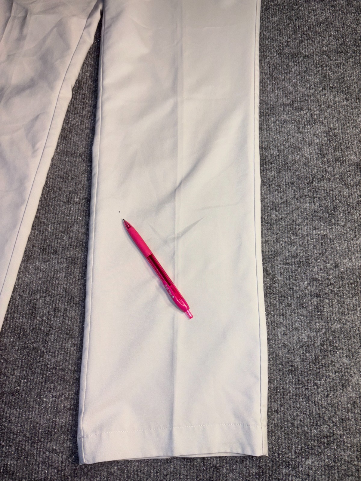 Adidas Golf Pants Men's 34x32 Gray Climalite 3 Stripes Pockets Straight Leg thumbnail 6