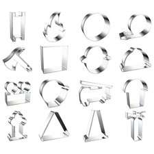 Small Cookie Cutter Biscuits Baking Mould Stainless Steel Fire