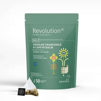 (326,67 EUR / kg) Revolution Tee 50ct - German Chamomile & Lemon Balm