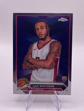 Cam Whitmore 2023-24 Topps Chrome #133 Rookie Card Houston Rockets NBA. rookie card picture