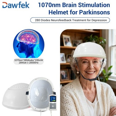 1070nm PBM Light Treatment Brain Stimulation Helmet For Parkinson And Anxiety