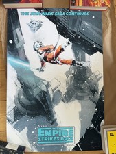Star Wars The Empire Strikes Back Art Screen Print By Jock Mondo 2018 24”x36”