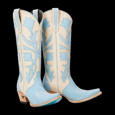 Lane Boots Jolene Size 9 Blueberry Buttermilk...