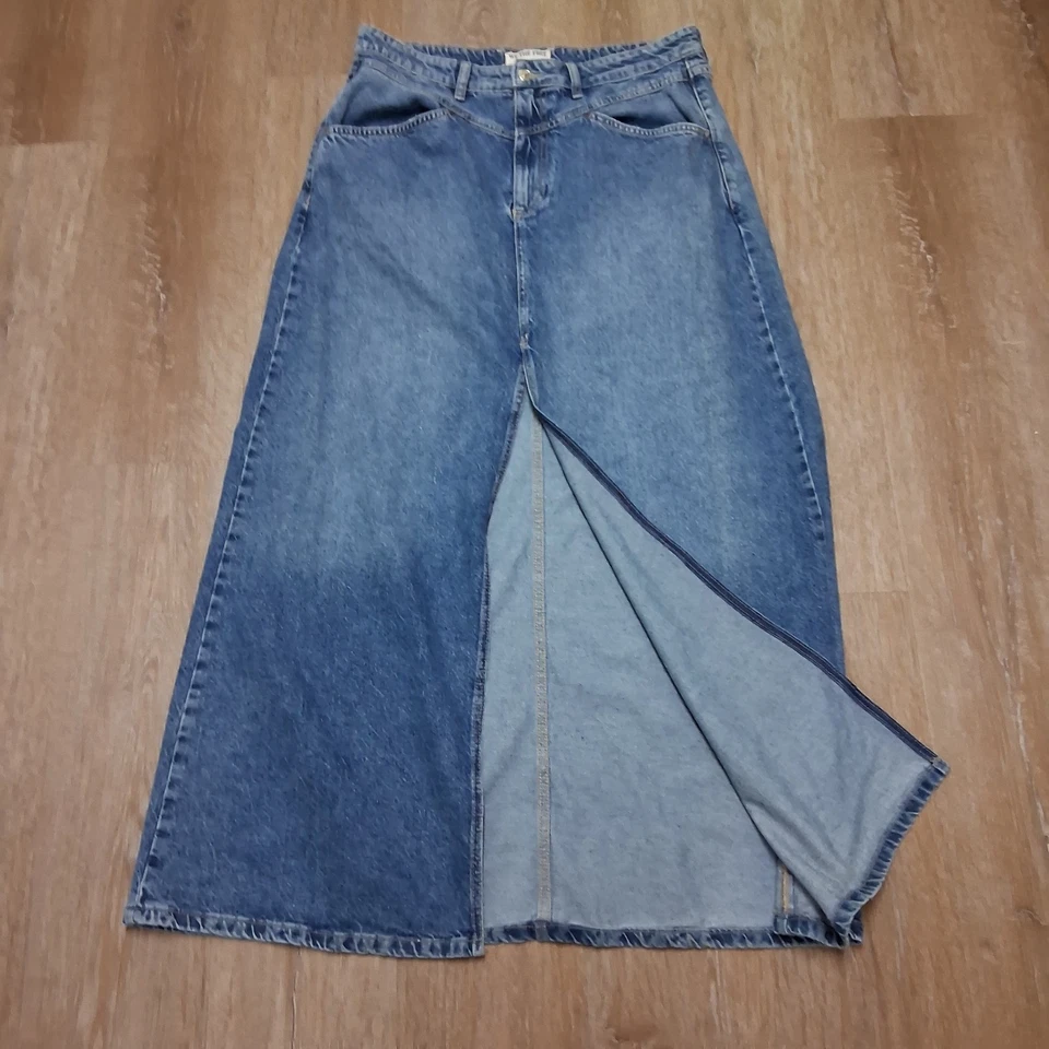 we the free denim maxi skirt Size 14 Boho - Image 3 of 4
