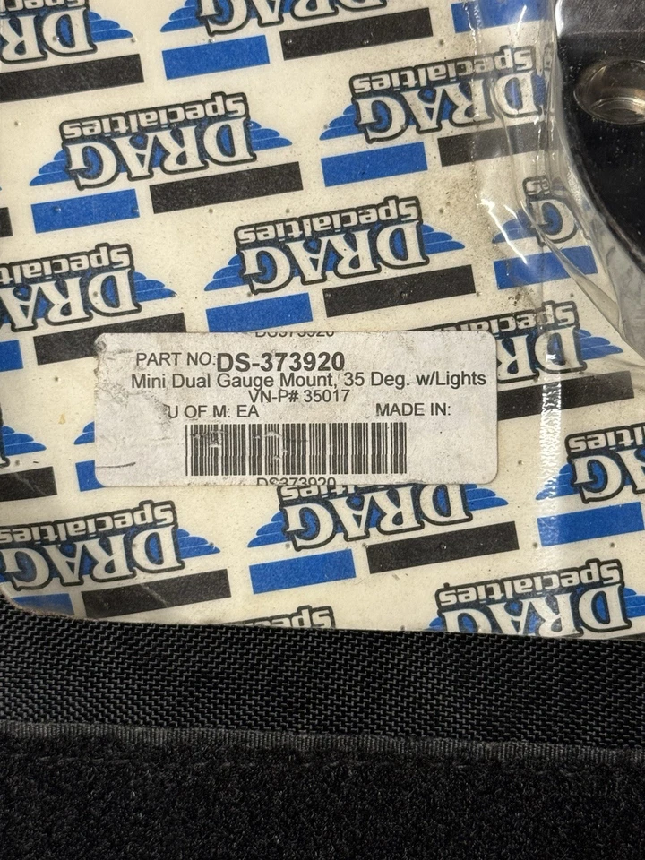 NOS Dual Gauge Top Clamp For Most Harley Risers - Image 4 of 4