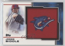2013 Topps Pro Debut Hat Logo Patch 44/75 Jesse Biddle #MP-JB Patch 0j6