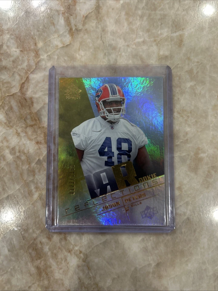 2004 Upper Deck Reflections #223 Jason Peters /1150 Buffalo Bills - Image 3 of 4