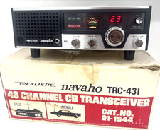 Vintage Realistic Navaho TRC-431 CB Radio Base Station w/ Mic New Open Box