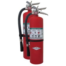 Amerex A411, 20lb ABC Dry Chemical Extinguisher. Aluminum Valve, Hanger, 2 Pack