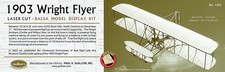 Guillow's 1202 1903 Wright Flyer Model Kit Made in USA