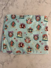 Scooby-Doo Fabric 100 Cotton Scoob Characters on Green Background 43X64