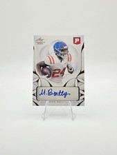 Ulysses Bentley IV 2024 Leaf Trinity Pristine Football Autographs SP #BA-UB1