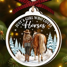 Horse Ornament 2025 - Christmas Ornaments - Horses 2