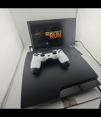 Sony PlayStation 3 PS3 Slim Console 160GB (3001A) Controller (See Video In Disc)