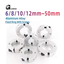 Aluminum Alloy Shaft Collar Double Split Steel Metric Clamp Collars With Screws
