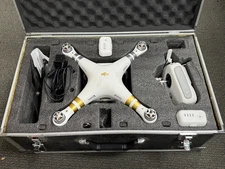 Excellent DJI Phantom 3 Professional Drone Quadcopter w/ Case and 2x Batteries