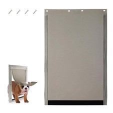 PAC11-11038 Dog Door Replacement Flap - Pet Doggie Medium, Gray