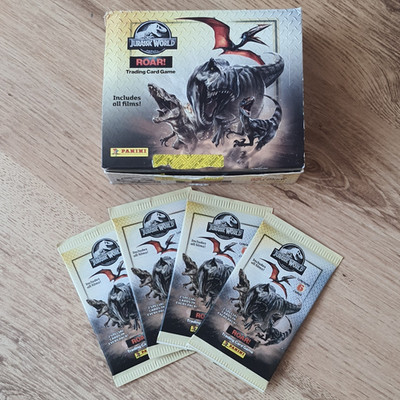 Panini Jurassic World Trading Card Game ROAR! Display 60 Karten Booster EN