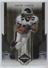 2007 Leaf Limited Rookie Spotlight Gold /10 Nate Ilaoa #289 Rookie RC