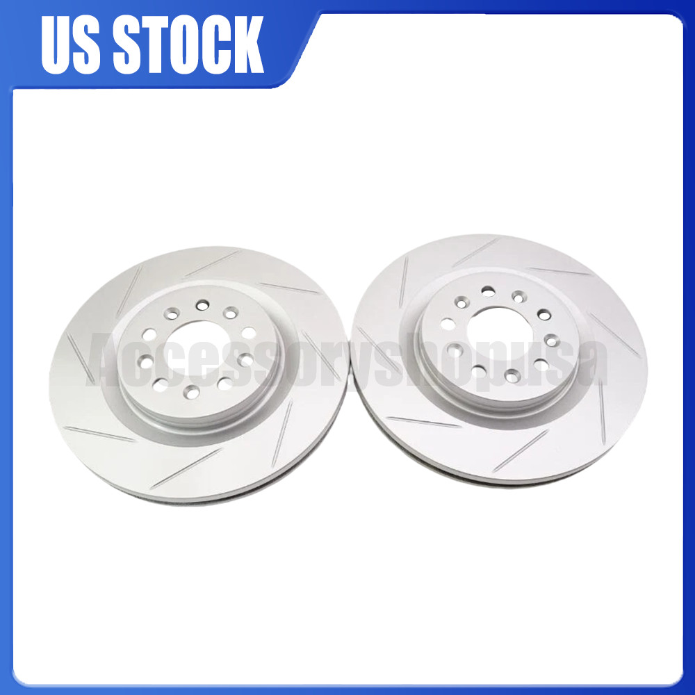 NEW Front And Rear Brake Rotors For Aston Martin Db9 V8 4G432810265 4G432810266