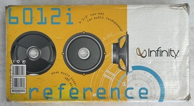 BRAND NEW INFINITY REFERENCE 6012i 6.5 INCH TWO-WAY CAR AUDIO LOUDSPEAKERS