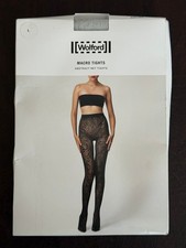 Collants Filet Graphique WOLFORD SAIL NET - Couleur Pétale Rose - Tailles S-M - Neuf Avec étiquettes - Fabriqué En Autriche
